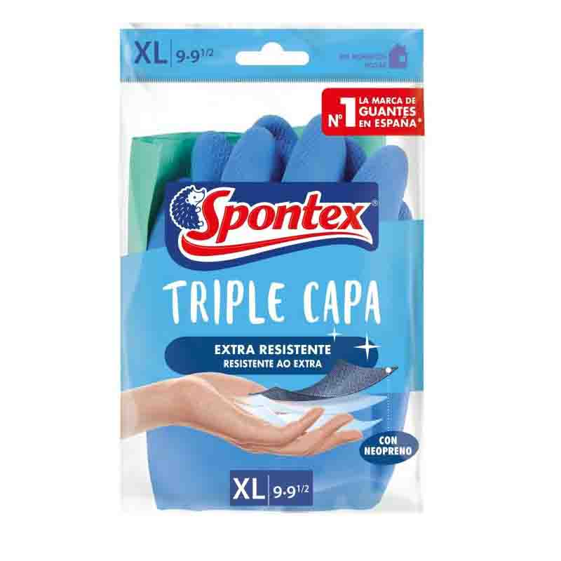 GUANTES SPONTEX TRIPLE CAPA TALLA EXTRA-GRANDE