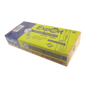 Pinza de Tender Madera Tendal Export 24 unidades