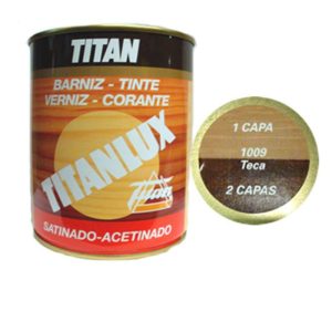 TITANLUX BARNIZ SATINADO 1009 TECA 375ml