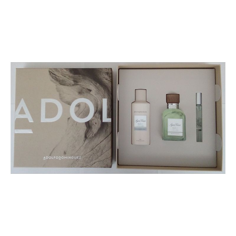 Adolfo Domínguez Agua Fresca EDT 120ml Vapo + Desodorante 150ml + Mini - Imagen 2