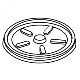 Tapa Vaso Termico 6 OZ NG 180ml 100 unidades
