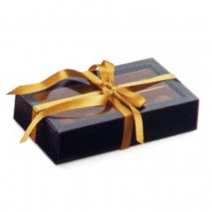 CAJA BOMBONES + SEPARADOR + TAPA NEGRA 50u