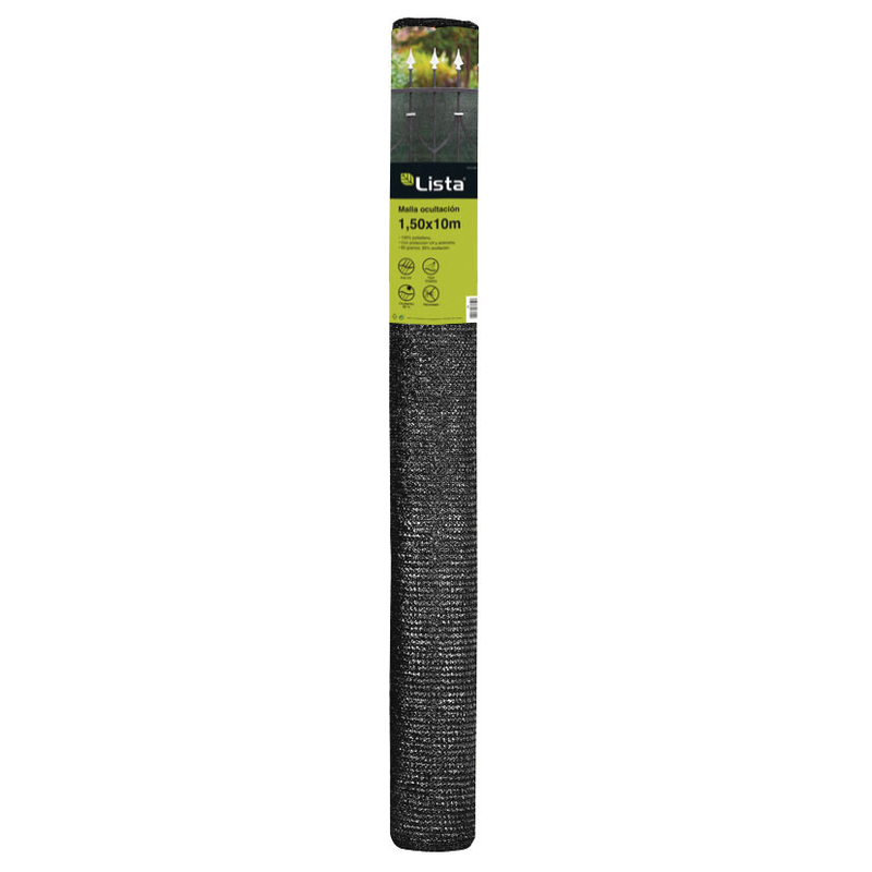 Malla ocultación Lista Gris 2×10 m - Imagen 3