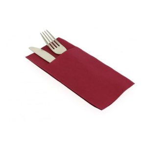 Servilleta 40×40 Air Laid Kangur Burdeos 800 unidades