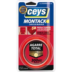 Ceys Montack Cinta Pega Todo Doble Cara Blister