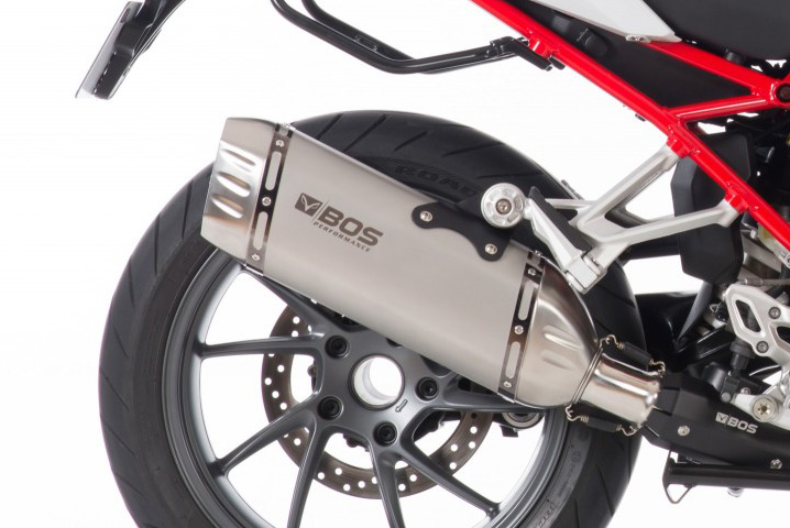 Silenciador trasero BOS Slip-On R 1200 R/RS LC «Desert Fox» (EURO 4)