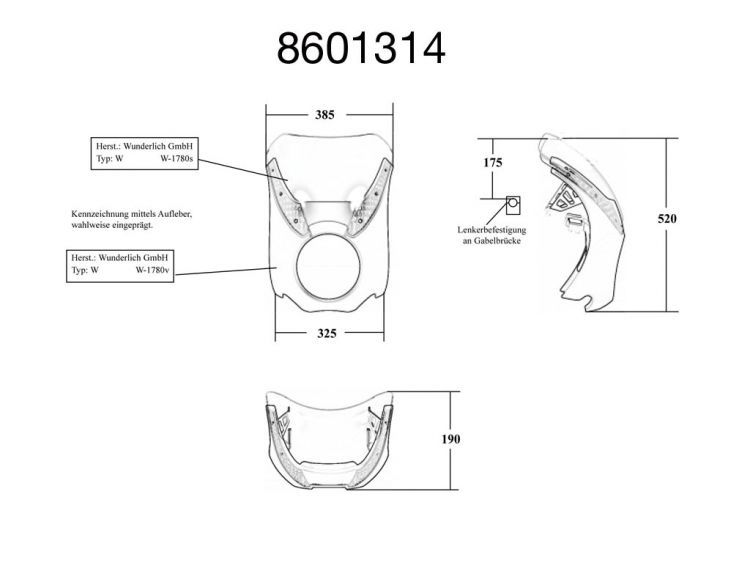 Wunderlich Ampliación de los protectores de manos »ERGO« - Imagen 3