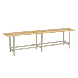 Banco de vestuario de madera Pino Barnizado