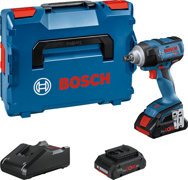 Atornillador Impacto Bosch GDS 18V-330HC + Baterias
