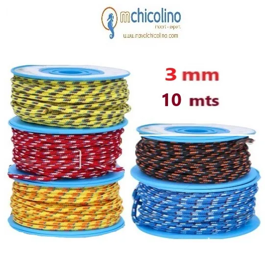 Cabito Driza Poliéster trenzado– 3 mm/ 10 mts - Imagen 2