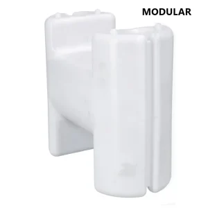 Defensa-Peldaño hinchable y modular PVC (blanco)