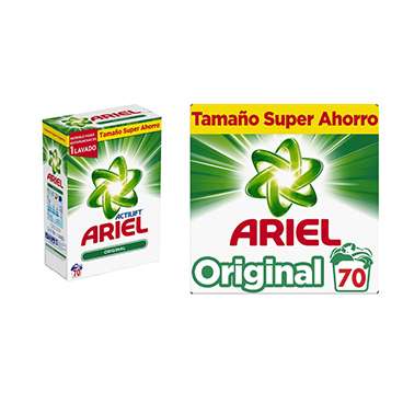 Ariel detergente polvo actilift 70CC - Imagen 2
