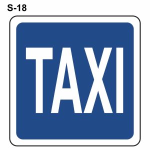 Lugar reservado para taxis ( S-18 )