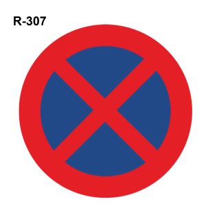 Parada y estacionamiento prohibido – ( R-307 )