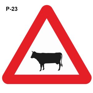Paso de animales domésticos – ( P-23 )