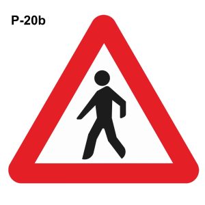 Peatones – ( P-20b )
