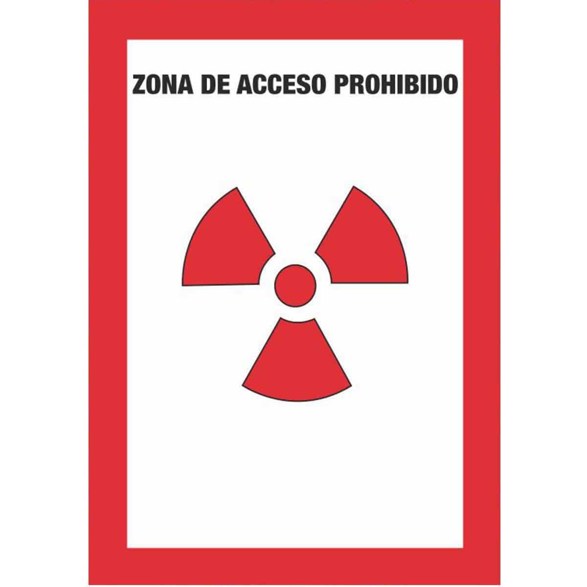 Señal zona de acceso prohibido - Imagen 2