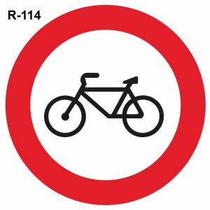 Entrada prohibida a ciclos – ( R-114 )