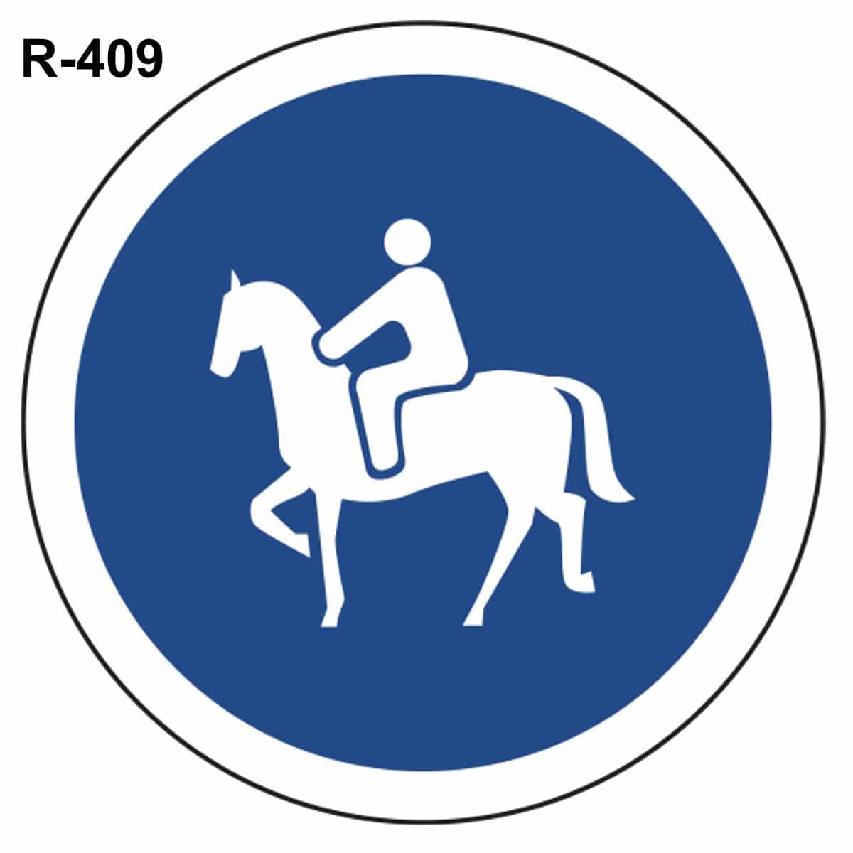 Vía reservada para animales de montura ( R-409 ) - Imagen 2