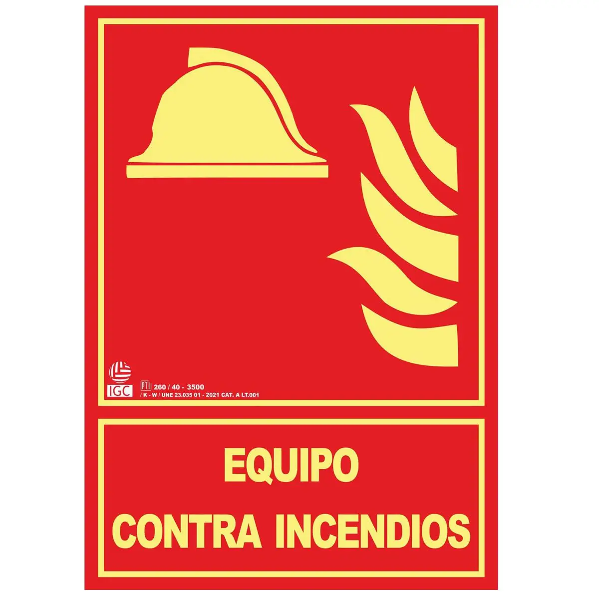 Señalítica : Equipo y conjunto de lucha contra incendios - Imagen 2
