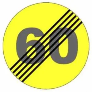 Obras: Fin de limitación de velocidad ( TR-501 )