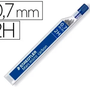 MINAS STAEDTLER MARS MICRO GRAFITO 0,7 MM 2H TUBO CON 12 UNIDADES