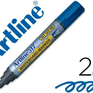 ROTULADOR ARTLINE PIZARRA EK-517 AZUL -PUNTA REDONDA 2 MM -TINTA DE BAJO OLOR