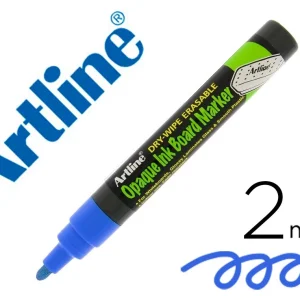 ROTULADOR ARTLINE PIZARRA EPD-4 COLOR AZUL OPAQUE INK BOARD PUNTA REDONDA 2 MM