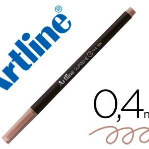 ROTULADOR ARTLINE SUPREME EPFS200 FINE LINER PUNTA DE FIBRA MARRON CLARO 0,4 MM (PACK INDIVISIBLE 12 UDS)