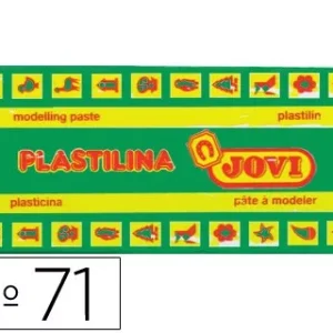 PLASTILINA JOVI 71 VERDE CLARO -UNIDAD -TAMAÑO MEDIANO