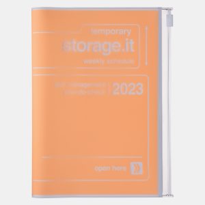 2023 AGENDA B6 STORAGE.IT NARANJA