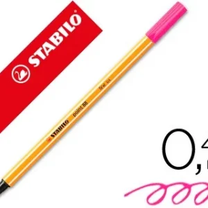 ROTULADOR STABILO PUNTA DE FIBRA POINT 88 ROSA 0,4 MM