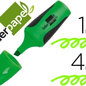 ROTULADOR LIDERPAPEL MINI FLUORESCENTE VERDE