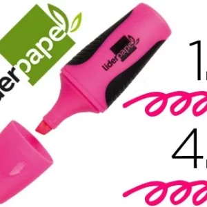 ROTULADOR LIDERPAPEL MINI FLUORESCENTE ROSA