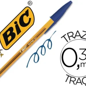 BOLIGRAFO BIC CRISTAL PUNTA FINA AZUL