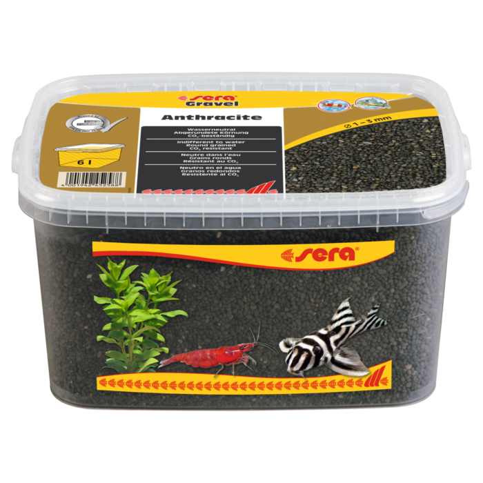 Sera Gravel Anthracite 1–3 mm 6L