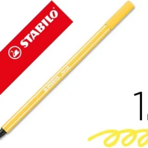 ROTULADOR STABILO ACUARELABLE PEN 68 AMARILLO 1 MM