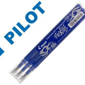 RECAMBIO BOLIGRAFO PILOT FRIXION BALL AZUL CAJA DE 3 UNIDADES