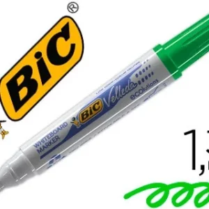 ROTULADOR BIC VELLEDA PARA PIZARRA VERDE PUNTA REDONDA 1,3 MM