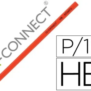 LAPICES DE GRAFITO Q-CONNECT HEXAGONAL SIN GOMA N.2 HB