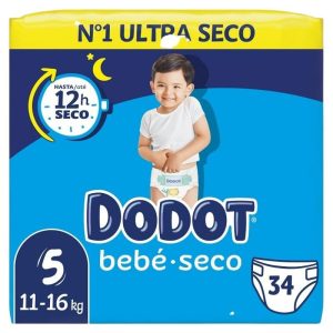 Dodot Mainline Bebé Seco Talla 5 (11-16kg) 54 unidades