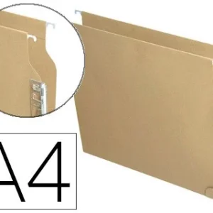 CARPETA COLGANTE FADE DIN A4 VISOR LATERAL KRAFT ECO (PACK INDIVISIBLE 25 UDS)