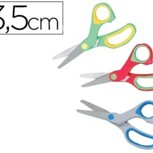 TIJERA ESCOLAR LIDERPAPEL SOFT ERGONOMICA UNIDAD