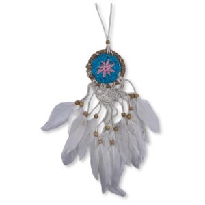 Atrapasueños mandala celeste 6 cm