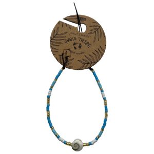 Etnico pulsera tobillera concha color 2