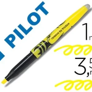 ROTULADOR PILOT FRIXION LIGHT FLUORESCENTE BORRABLE PUNTA DEFIBRA COLOR AMARILLO