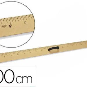 REGLA PARA ENCERADO FAIBO DE PLASTICO IMITACION MADERA 1MT