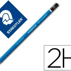 LAPICES DE GRAFITO STAEDTLER MARS LUMOGRAPH 100 2H UNIDAD