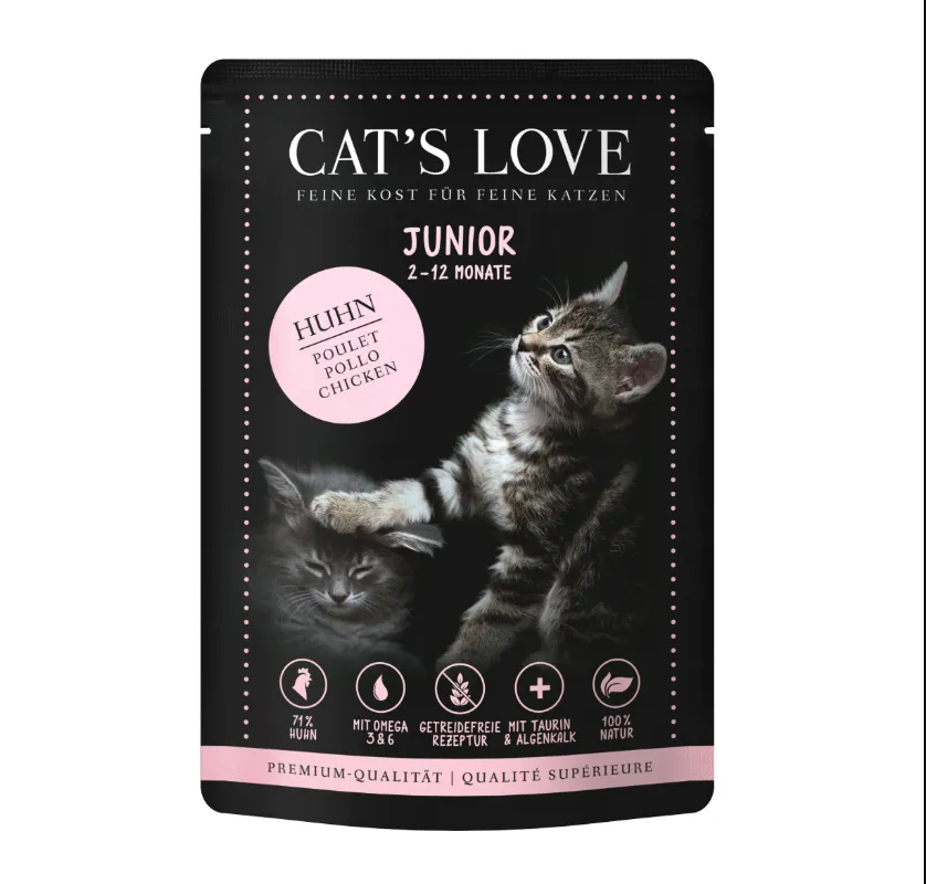 Cat’s Love Junior pollo 12x85gr