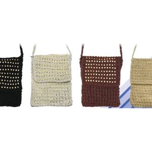 Sa.co bolso crochet pequeño n8 4 colores surtidos